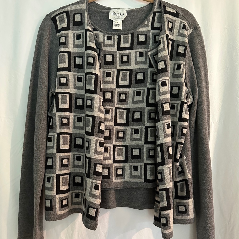 Oscar Grey Sweater and Tank Set